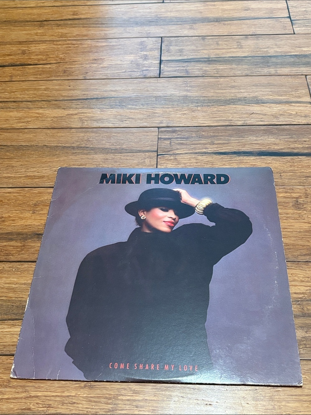 1986 Miki Howard "Come Share My Love" Vinyl Record Atlantic Records Debut Album